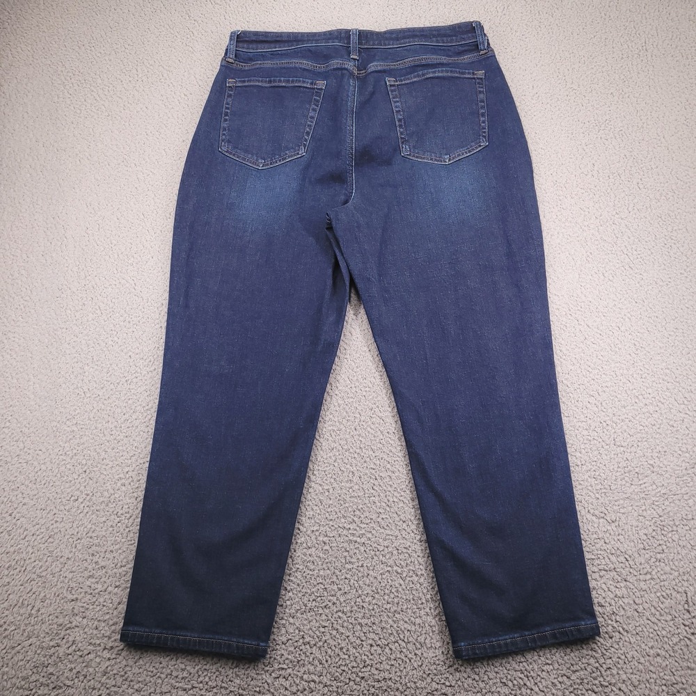 NYDJ Jeans Size 12P Petite Boyfriend High Rise Riverbridge Wash Denim